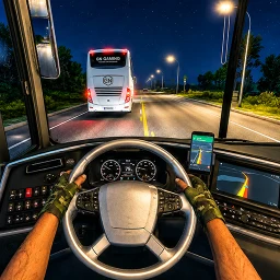 Real Bus World Driving Game 3D simgesi
