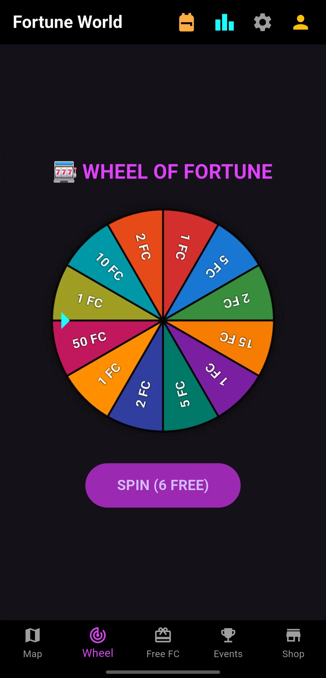 Fortune World screenshot